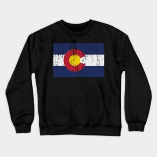 Retro Vintage Colorado State Flag v2 Crewneck Sweatshirt